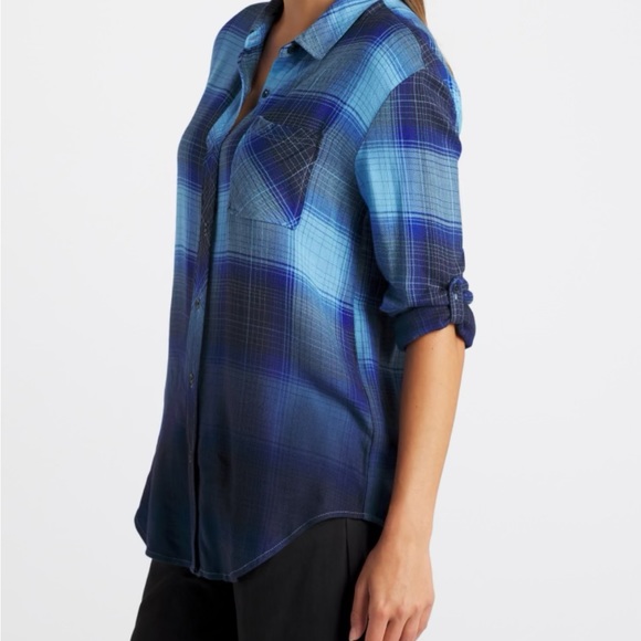 Threads 4 Thought Marlow Woven Button-Up Plaid Shirt - Picture 4 of 9